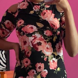 Black Floral Dress